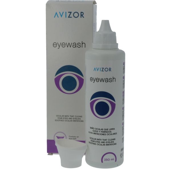 EyeWash 250 ml. met oogbeker Avizor