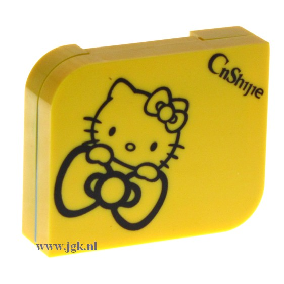 Reisetui (gevuld) Hello Kitty geel