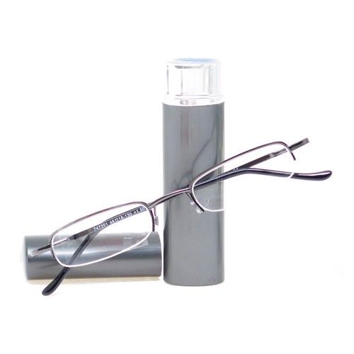 Mini nylor leesbril +1.50  dpt. + brillenkoker gun