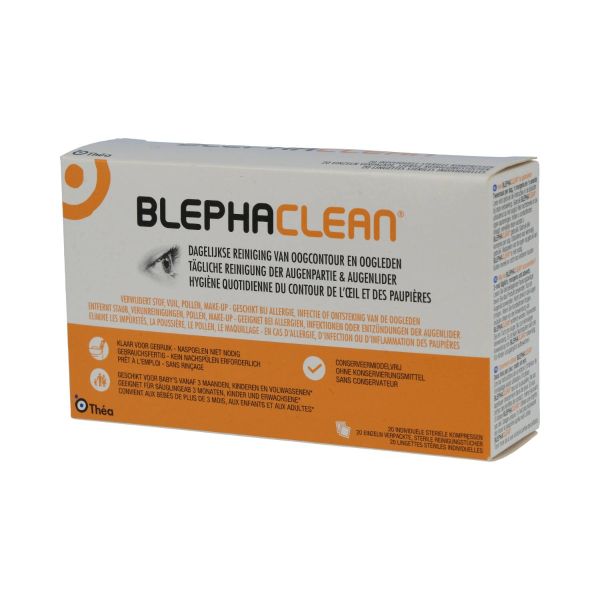 evne Bevidst fup BlephacleanÂ® 20 compres micellaire lotion