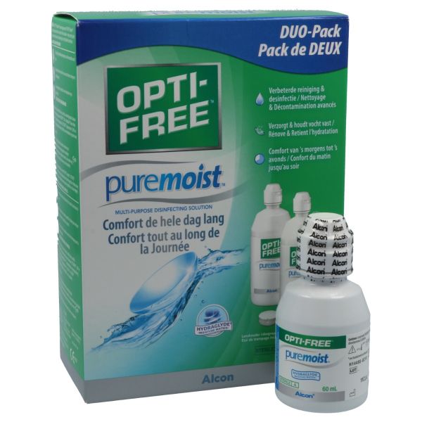 Opti-Free PureMoist Voordeelpakket 2x 300 ml. + 1x  90 ml 