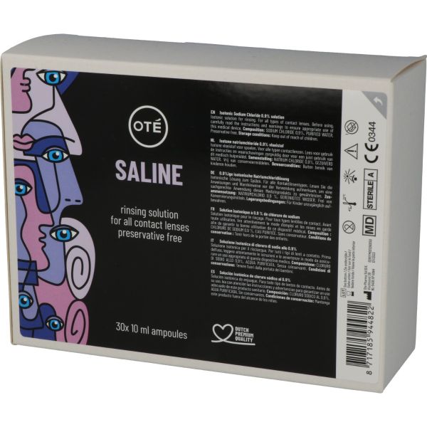Oté Saline spoelvloeistof (NT) 30 Ampullen / 10 ml.