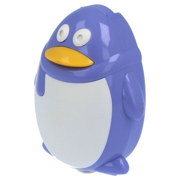 Pinguïn lavendel luxe reisetui met lenshouder en pincet