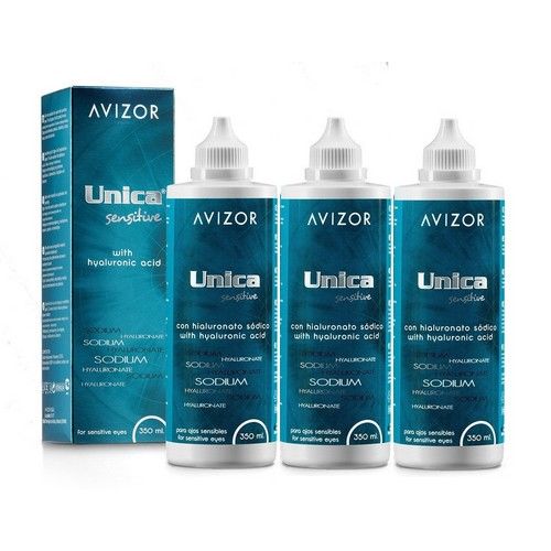 Unica Sensitive voordeelpakket  (Avizor) 3x 350 ml.
